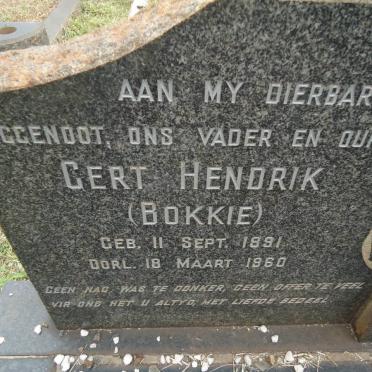 GRAVETT Gert Hendrik 1891-1960