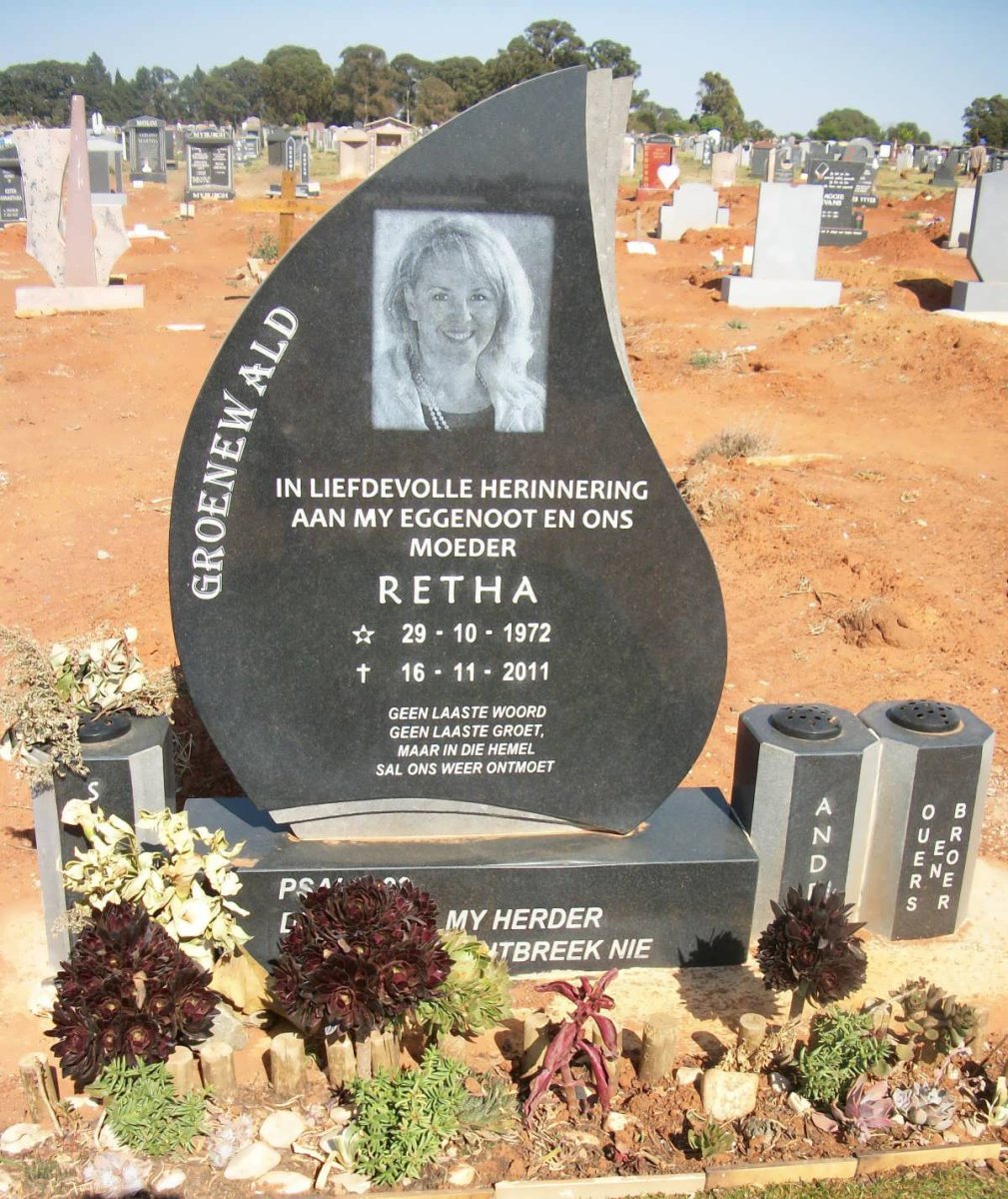 GROENEWALD Retha 1972-2011