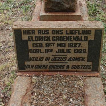 GROENEWALD Eldrick 1927-1928