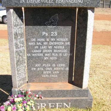 GREEN P.A.G. 1948-2006