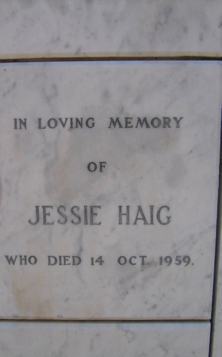 HAIG Jessie -1959