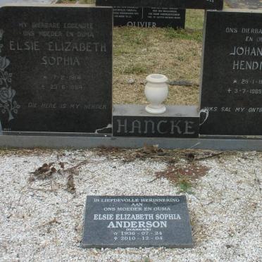 HANCKE Johannes Hendrik 1916-1989 &amp; Elsie Elizabeth Sophia 1914-1984