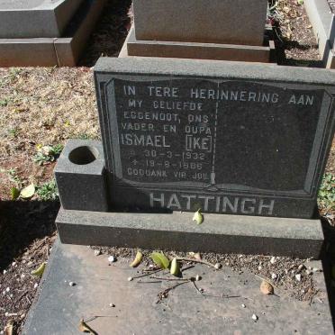 HATTINGH Ismael 1932-1986