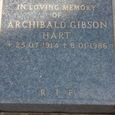 HART Archibald Gibson 1914-1986