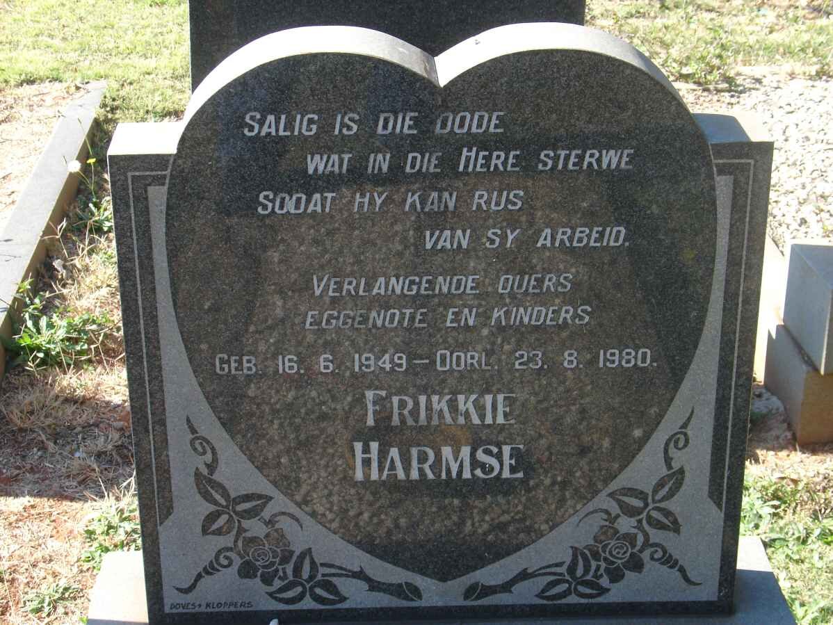 HARMSE Frikkie 1949-1980