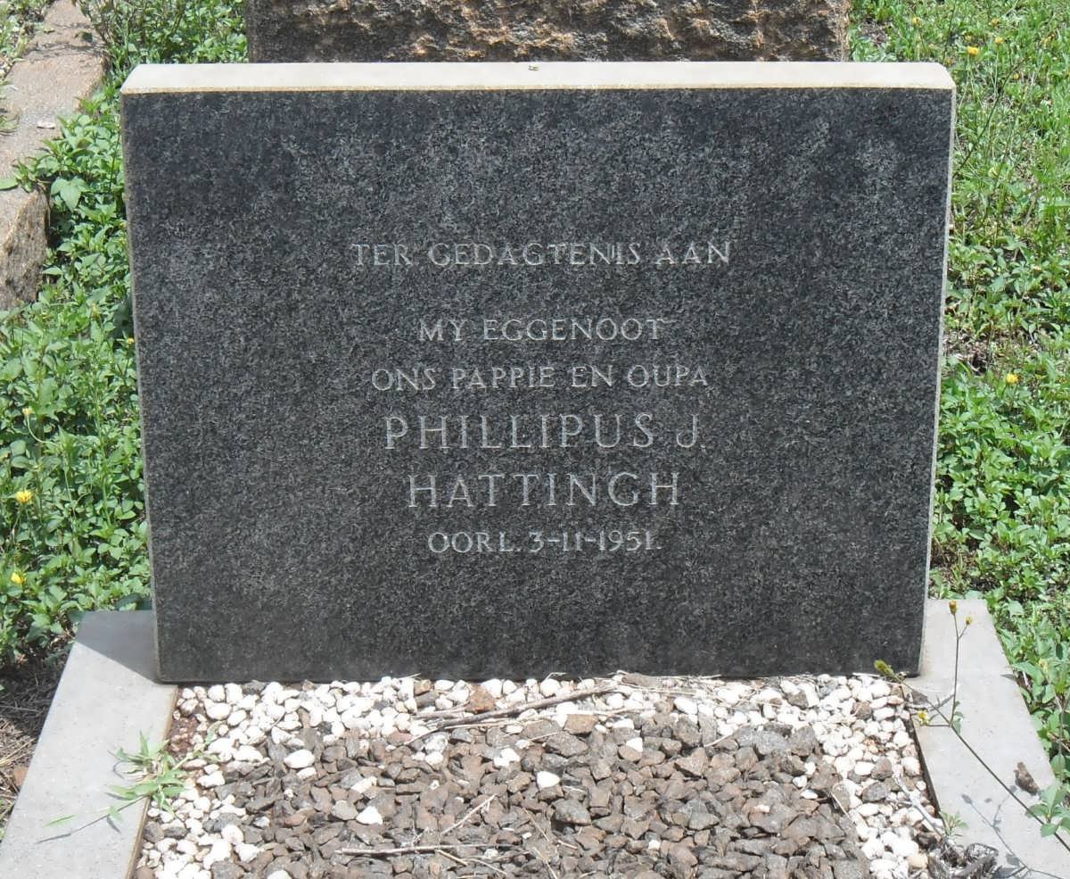 HATTINGH Phillipus J. -1951