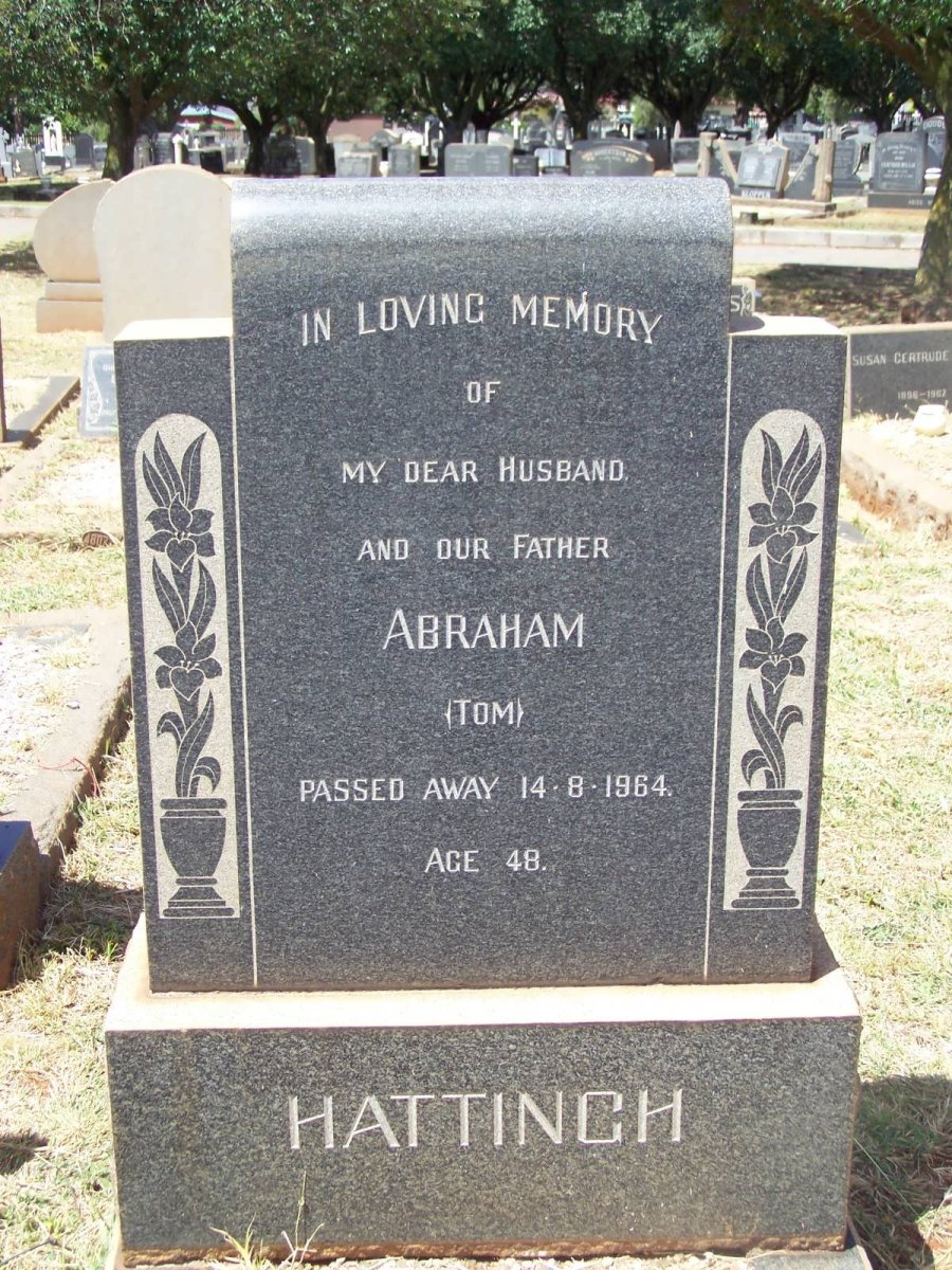 HATTINGH Abraham -1964