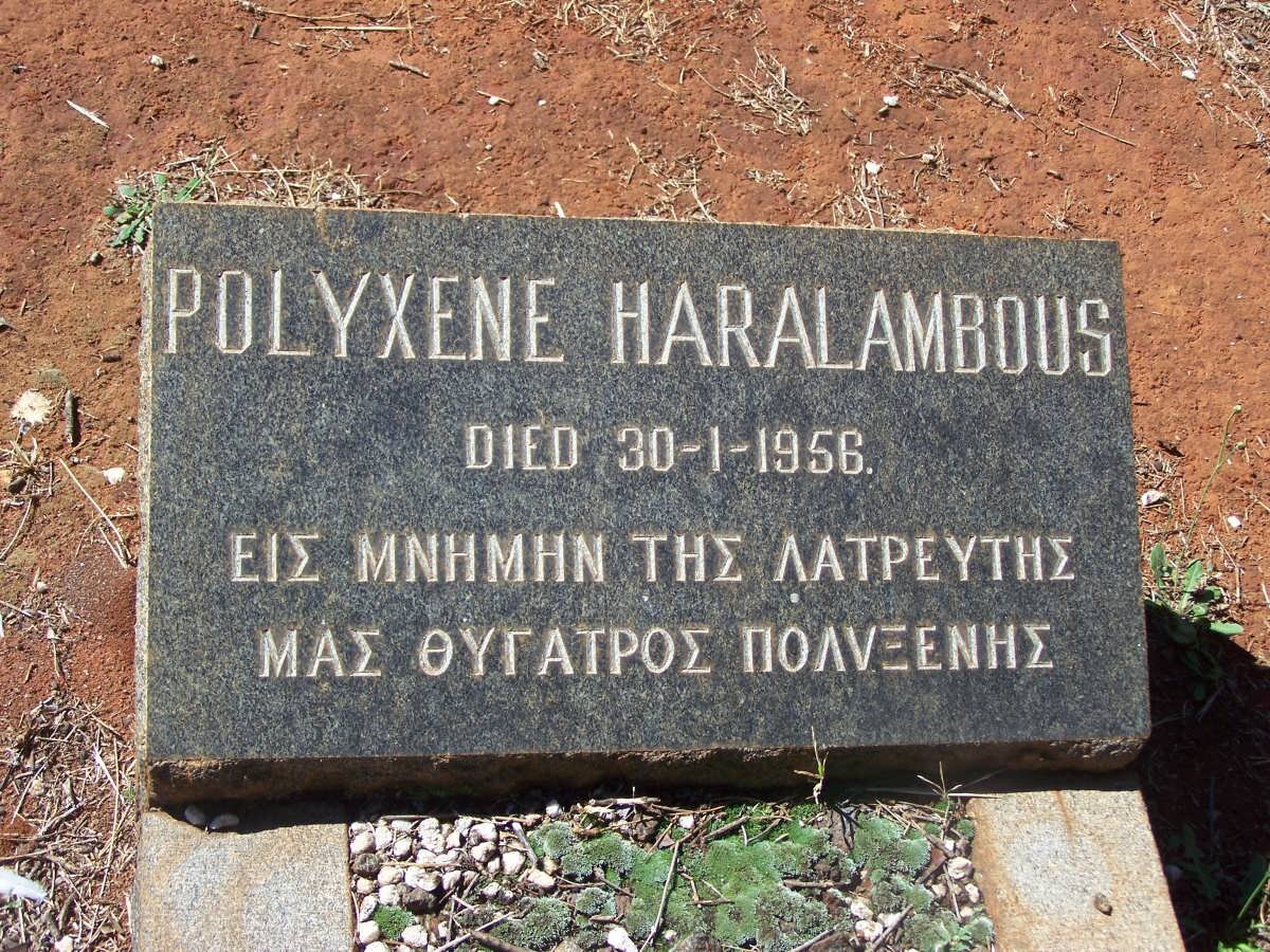 HARALAMBOUS Polyxene -1956
