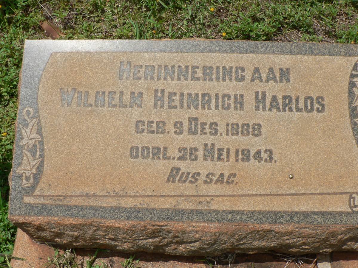 HARLDS Wilhelm Heinrich Harlos 1888-1943