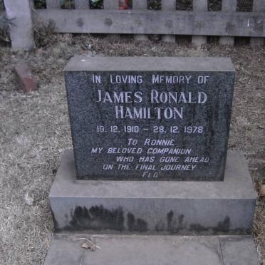 HAMILTON James Ronald 1910-1978