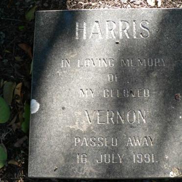 HARRIS Daniel Crook -1954 &amp; Mary -19?? :: HARRIS Jessie Thelma -1974 :: HARRIS Vernon -1991 