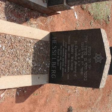 HESSELBERG Barry Wilfred -1986