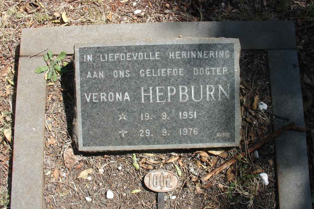 HEPBURN Verona 1951-1976