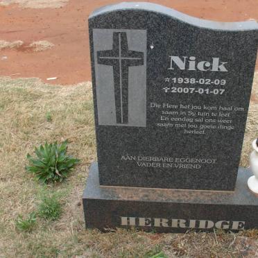 HERRIDGE Nick 1938-2007