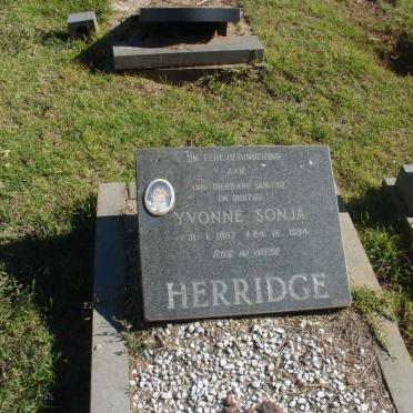 HERRIDGE Yvonne Sonja