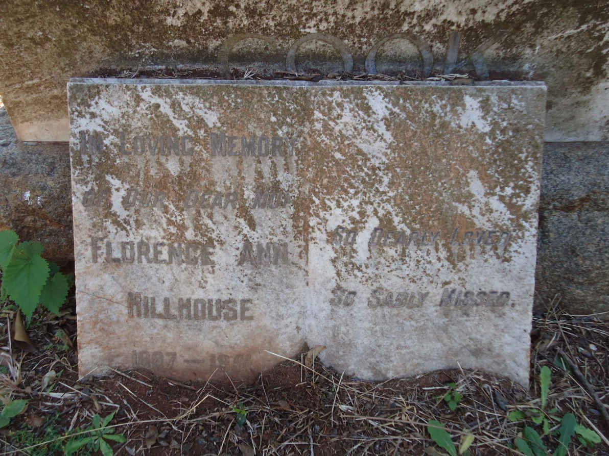 HILLHOUSE Florence Ann :: COOK Alice Ann