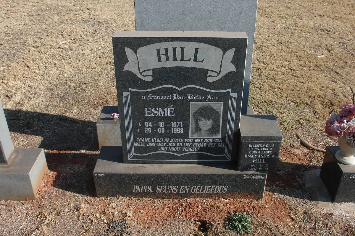HILL Esmé 1971-1998 :: Jimmy Andrew 1941-2007