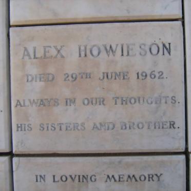 HOWIESON Alex -1962