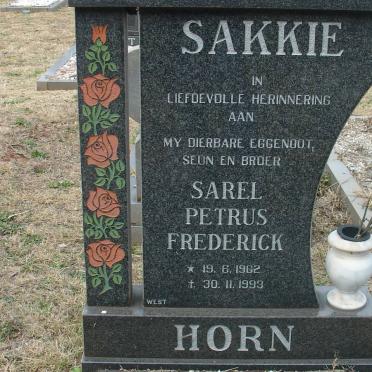 HORN Sarel Petrus Frederick 1962-1993