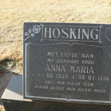 HOSKING Anna Maria 1939-1996