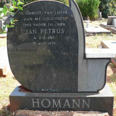 HOMANN Jan Petrus 1917-1975