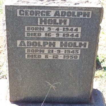 HOLM George Adolph 1944-1944 :: HOLM Adolph 1945-1950
