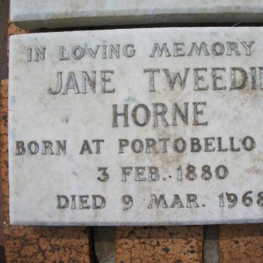 HORNE Jane Tweedie 1880-1968