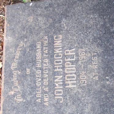 HOOPER John Hocking 1904-1967