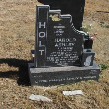 HOLT Harold Ashley 1949-2007