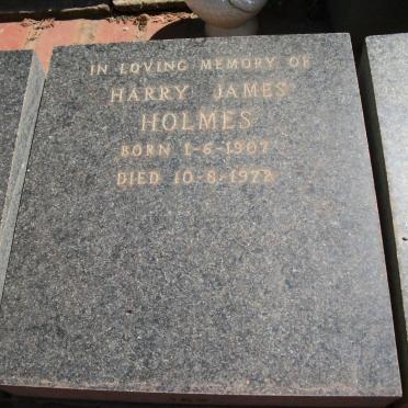 HOLMES Harry James 1907-1972