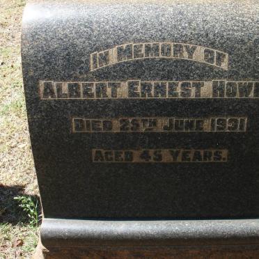 HOWES Albert Ernest -1931