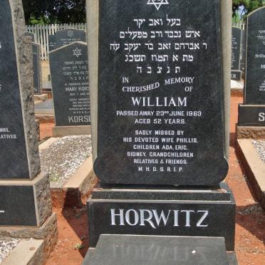 HORWITZ William -1963