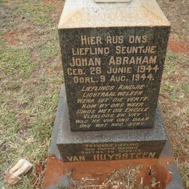 HUYSSTEEN Johan Abraham, van 1944-1944