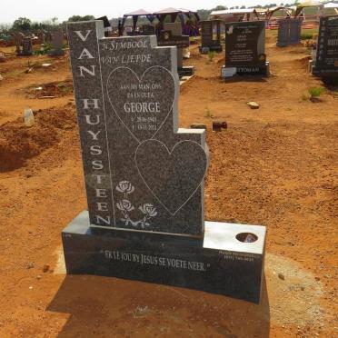 HUYSTEEN George, van 1949-2011