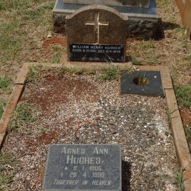 HUGHES William Henry 1891-1948 &amp; Agnes Ann 1905-1990