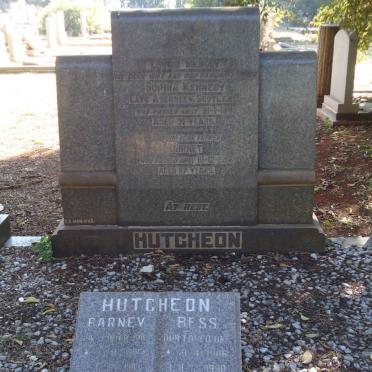 HUTCHEON Burnet -1956 &amp; Sophia Kennedy -194?