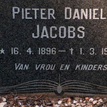 JACOBS Pieter Daniel 1896-1976