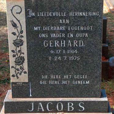 JACOBS Gerhard 1914-1975