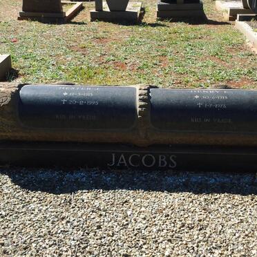 JACOBS Henry L. 1913-1978 &amp; Hester J. 1913-1995