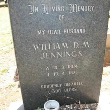 JENNINGS William D.M. 1904-1971