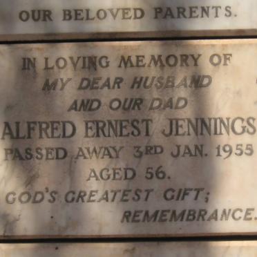JENNINGS Alfred Ernest -1955