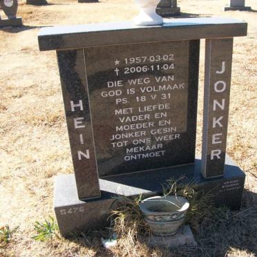 JONKER Hein 1957-2006