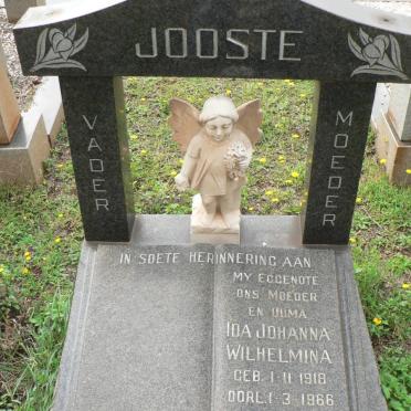 JOOSTE Ida Johanna Wilhelmina 1918-1966