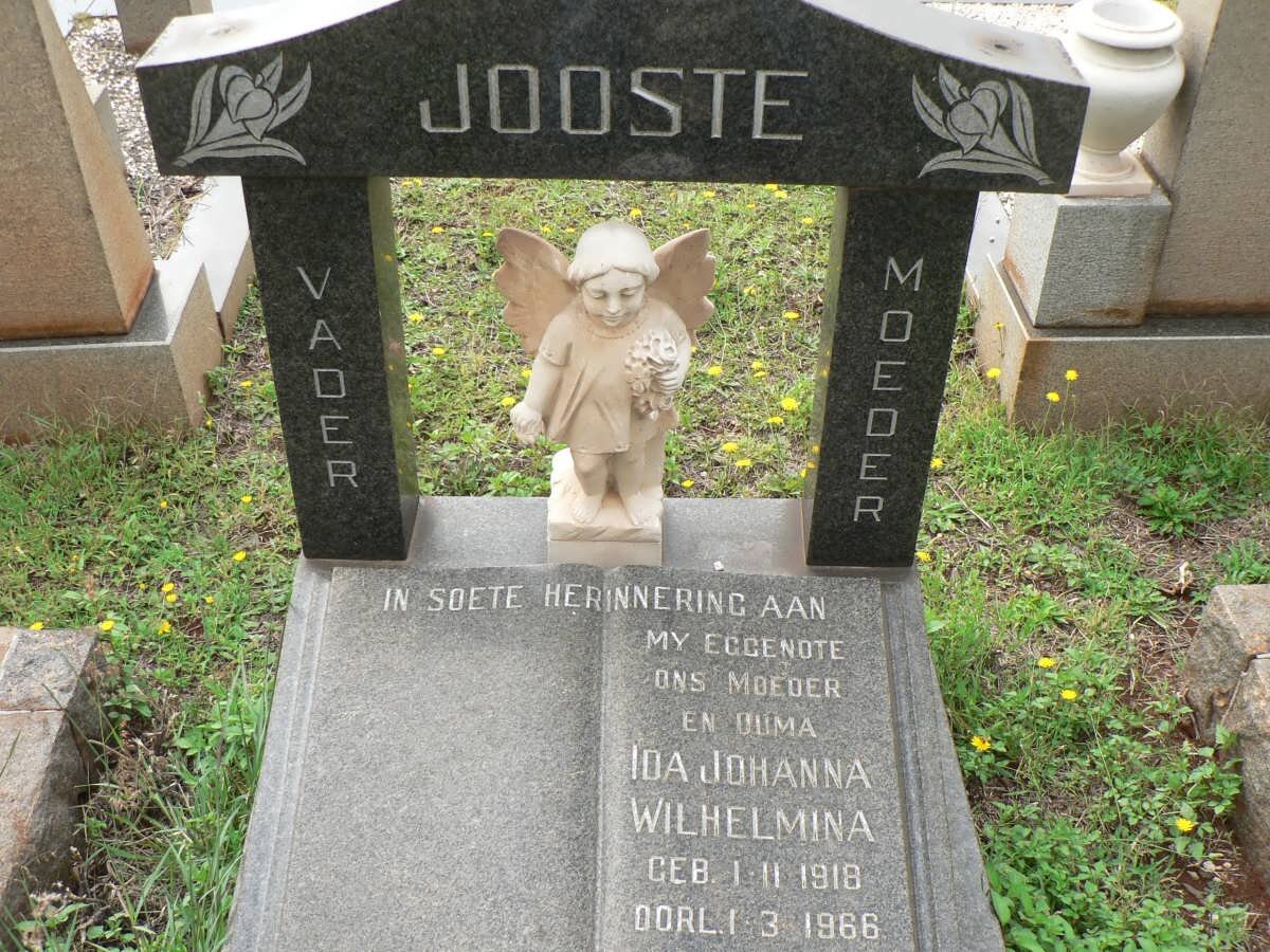 JOOSTE Ida Johanna Wilhelmina 1918-1966