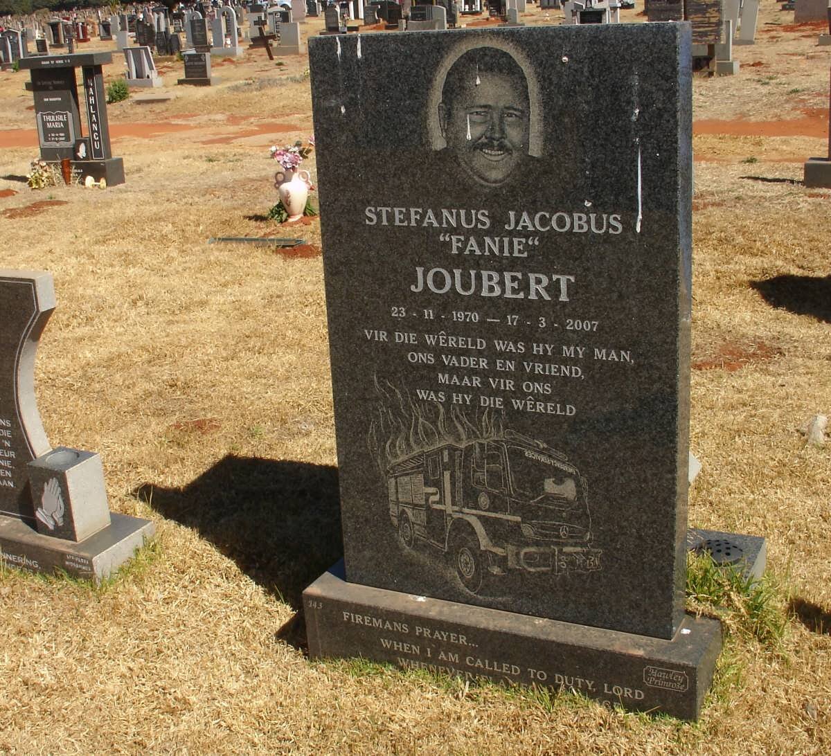 JOUBERT Stefanus Jacobus 1970-2007