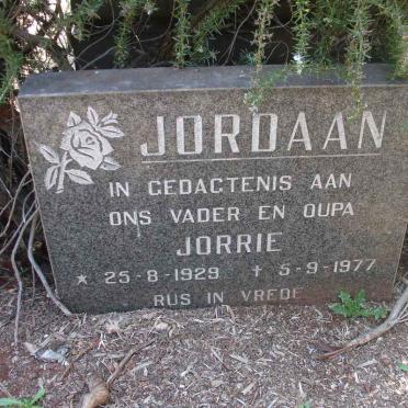 JORDAAN Jorrie 1929-1977