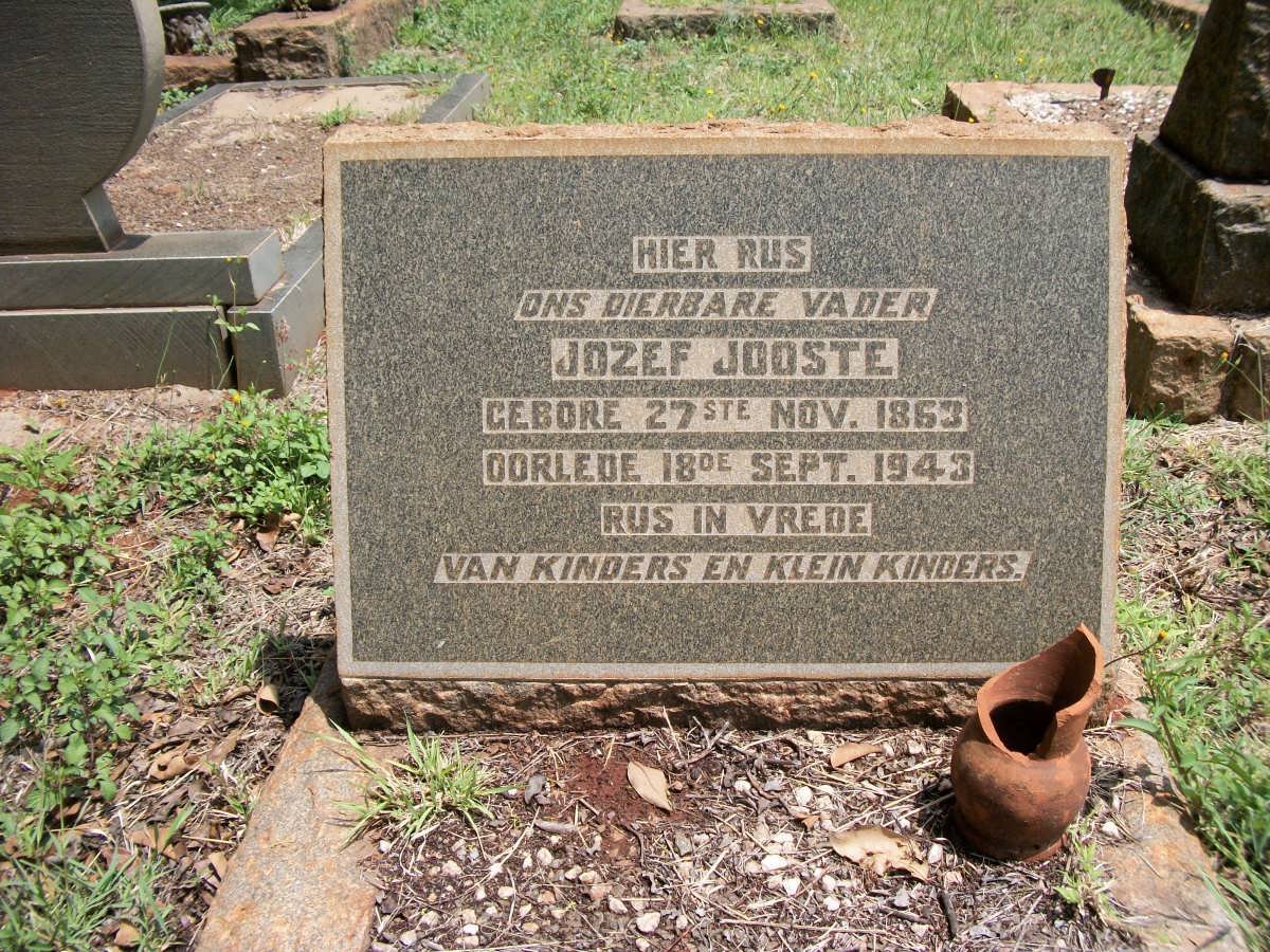 JOOSTE Jozef 1863-1943