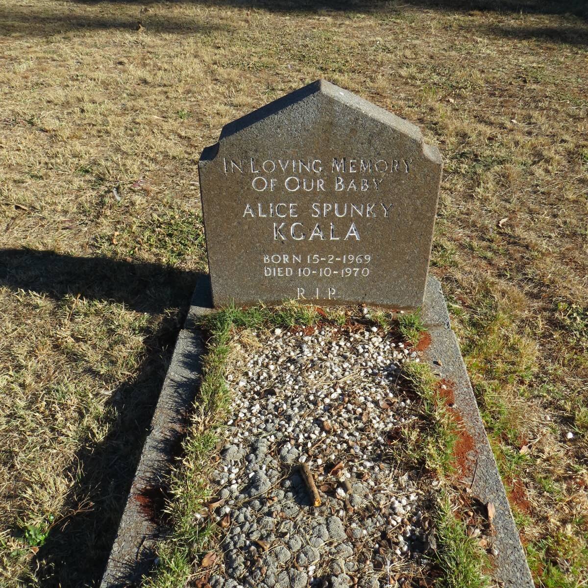 KGALA Alice Spunky 1969-1970