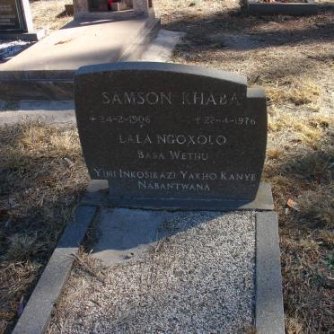 KHABA Samson 1906-1976