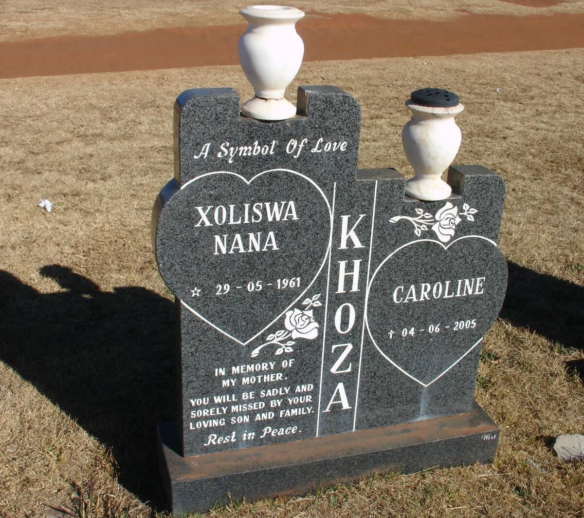 KHOZA Xoliswa Nana Caroline 1961-2005
